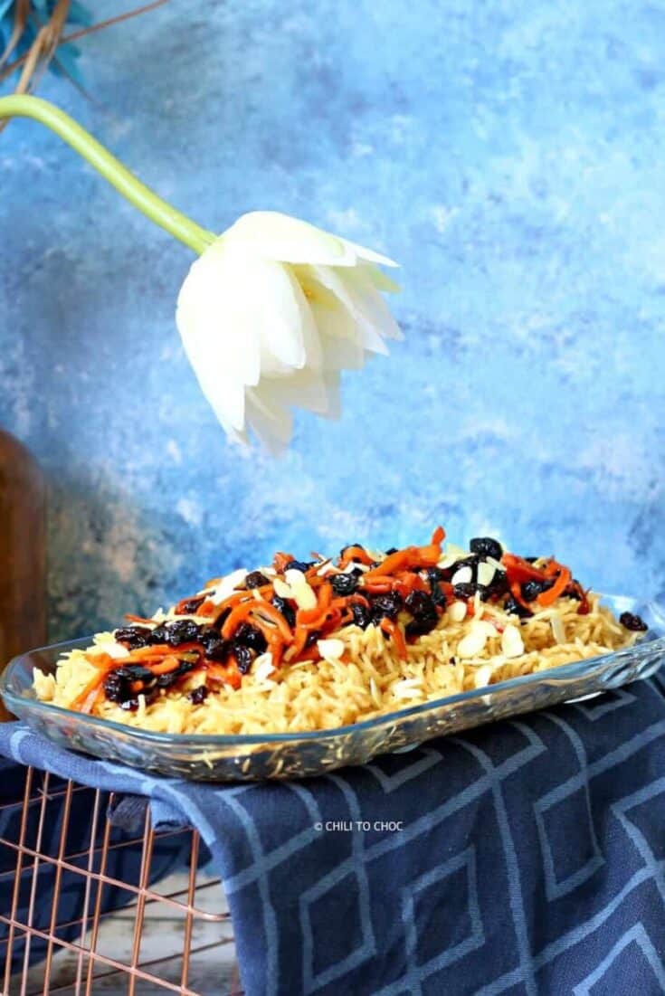 Kabul Rice Easy Kabuli Rice (Afghani Pulao) - Chili to Choc