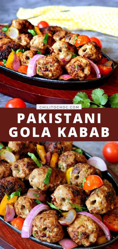 pakistani gola kabab collage