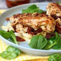 Stuffed Chicken with Sundried Tomatoes and Cheese
