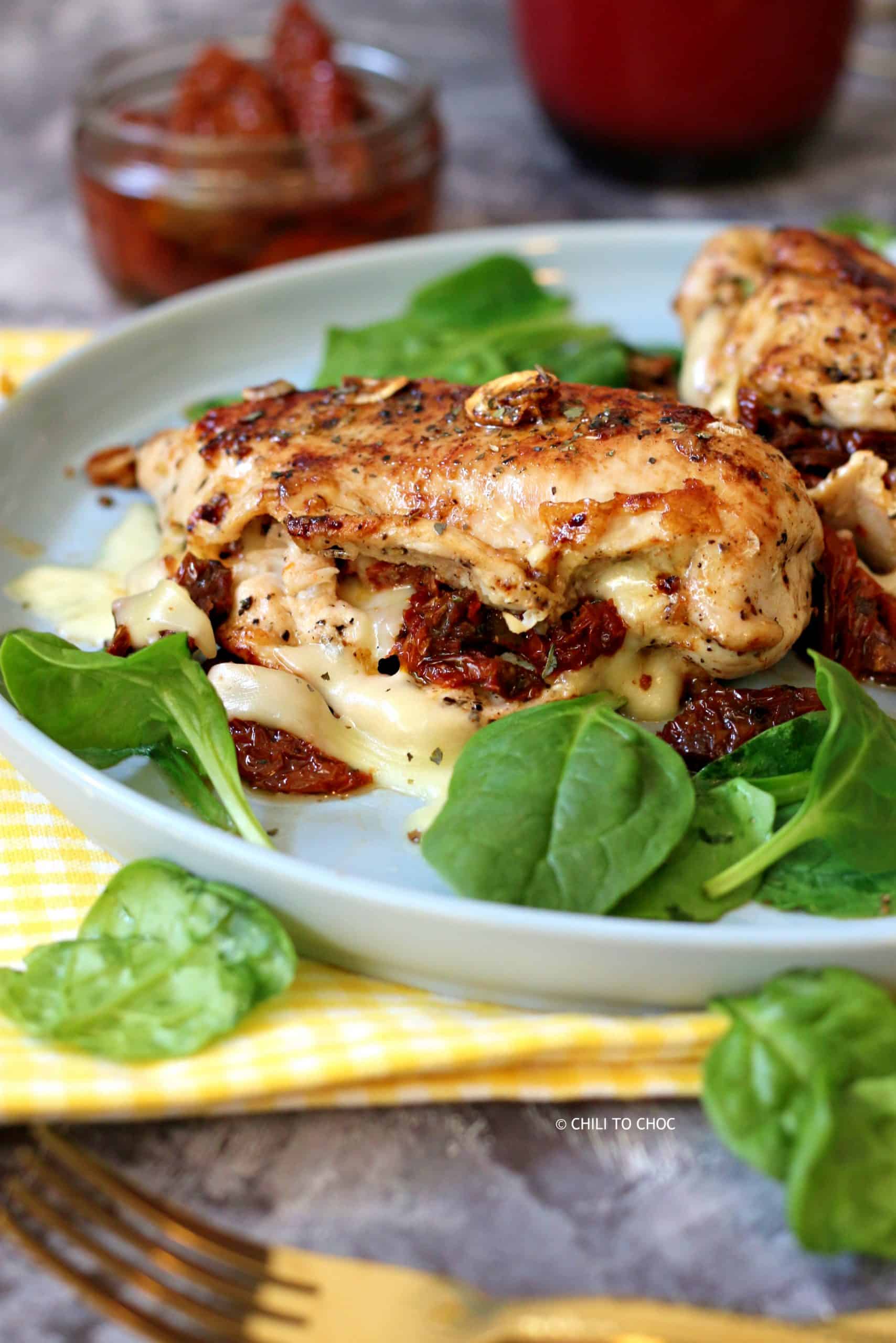 Stuffed Chicken with Sun-Dried Tomatoes