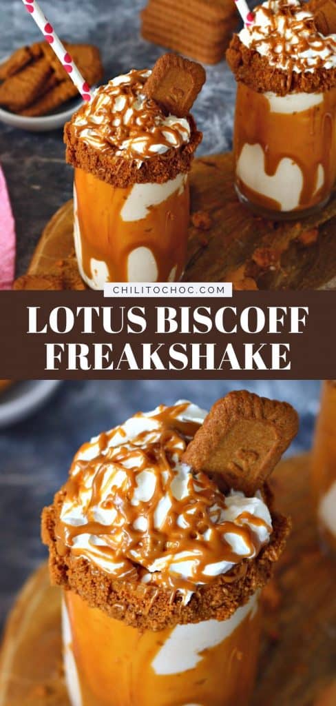 Lotus Biscoff Freakshake Pinterest
