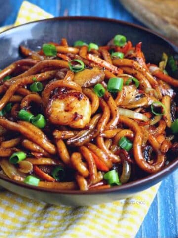 Yaki Udon with Shrimps