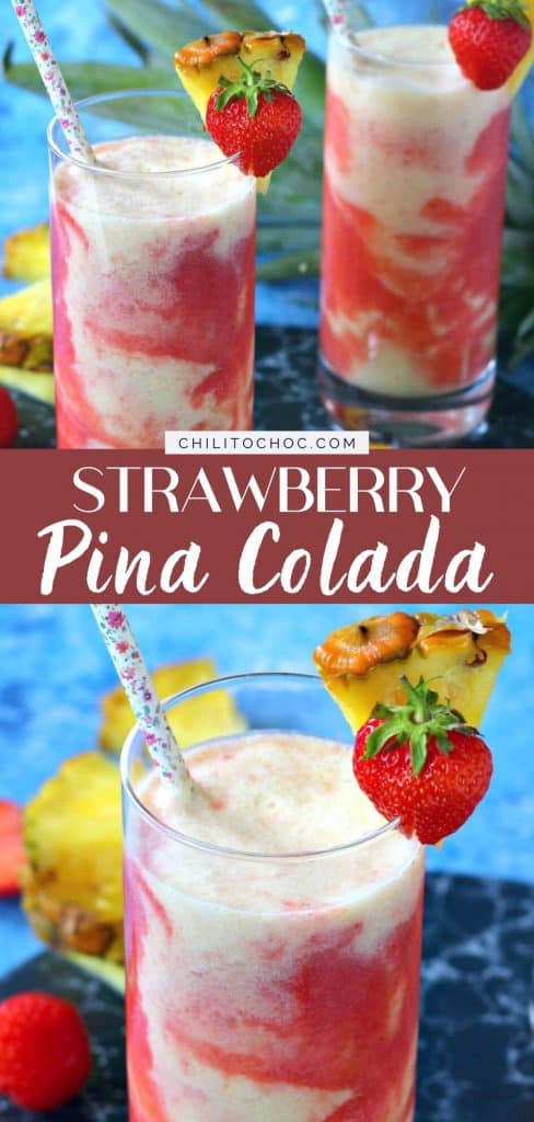 Strawberry Pina Colada - pinterest