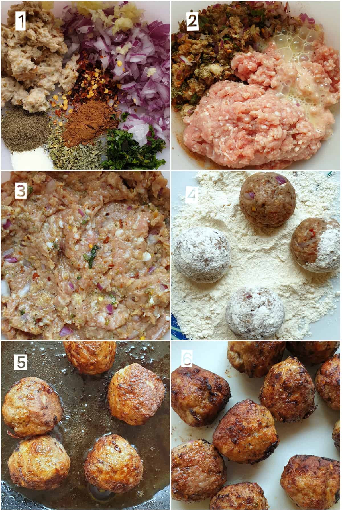 Step by step instructions of how to make greek meatballs.