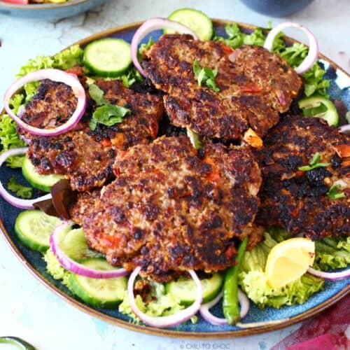 Easy Pakistani Chapli Kabab Beef Kebab